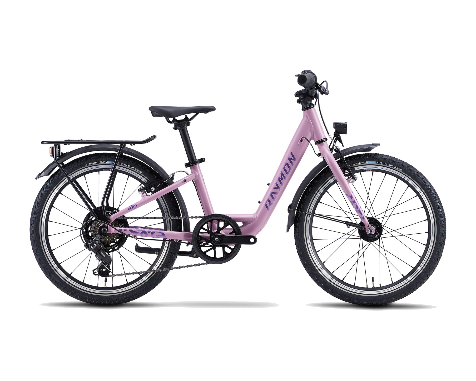 Raymon – Yanga 20 Pure Street – mohair pink – 2027, Fahrrad, Modelljahr 2027, in mohair pink, Seitenansicht
