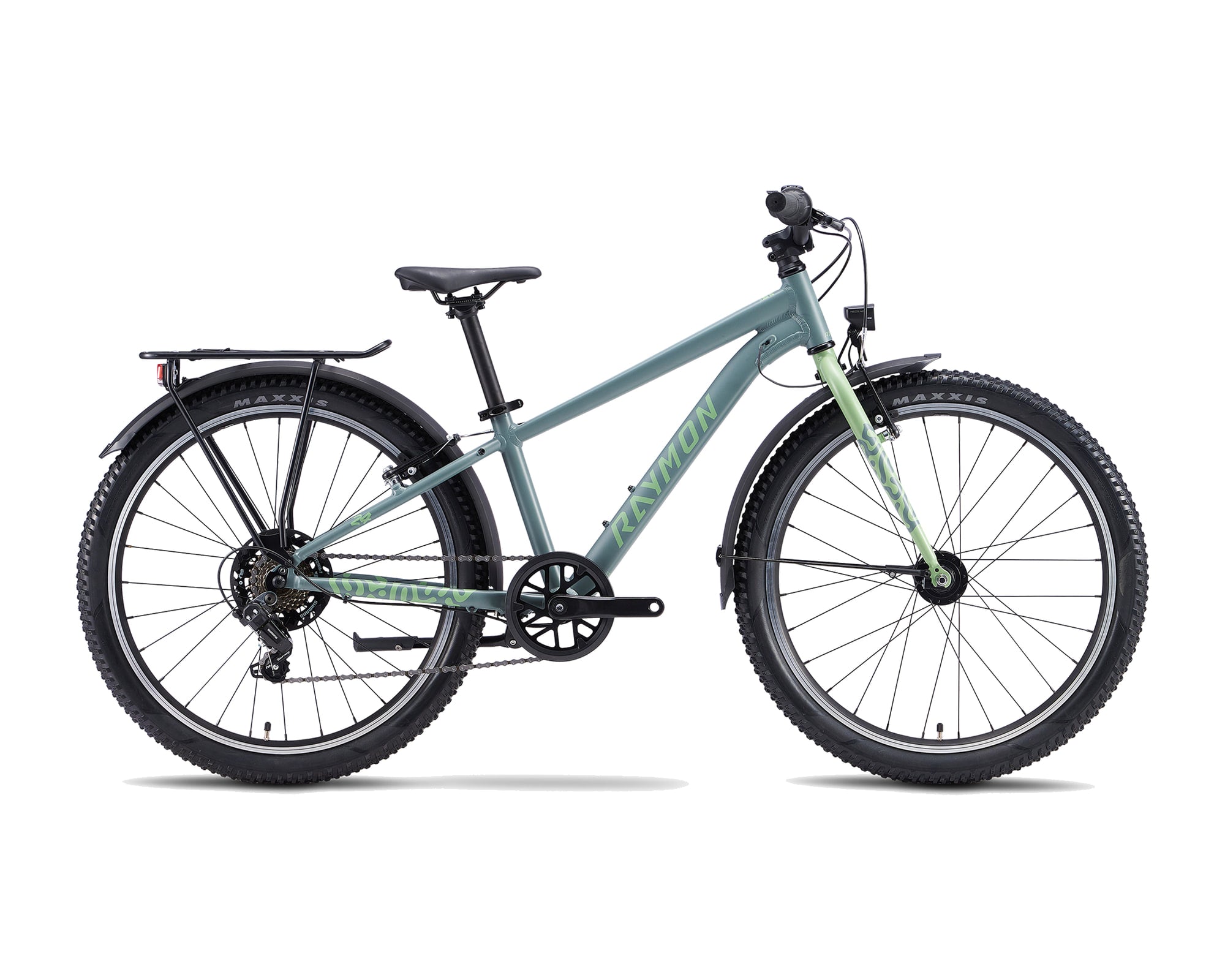 Raymon – Yanga 24 Pure Street – northgrey – 2027, Fahrrad, Modelljahr 2027, in northgrey, Seitenansicht