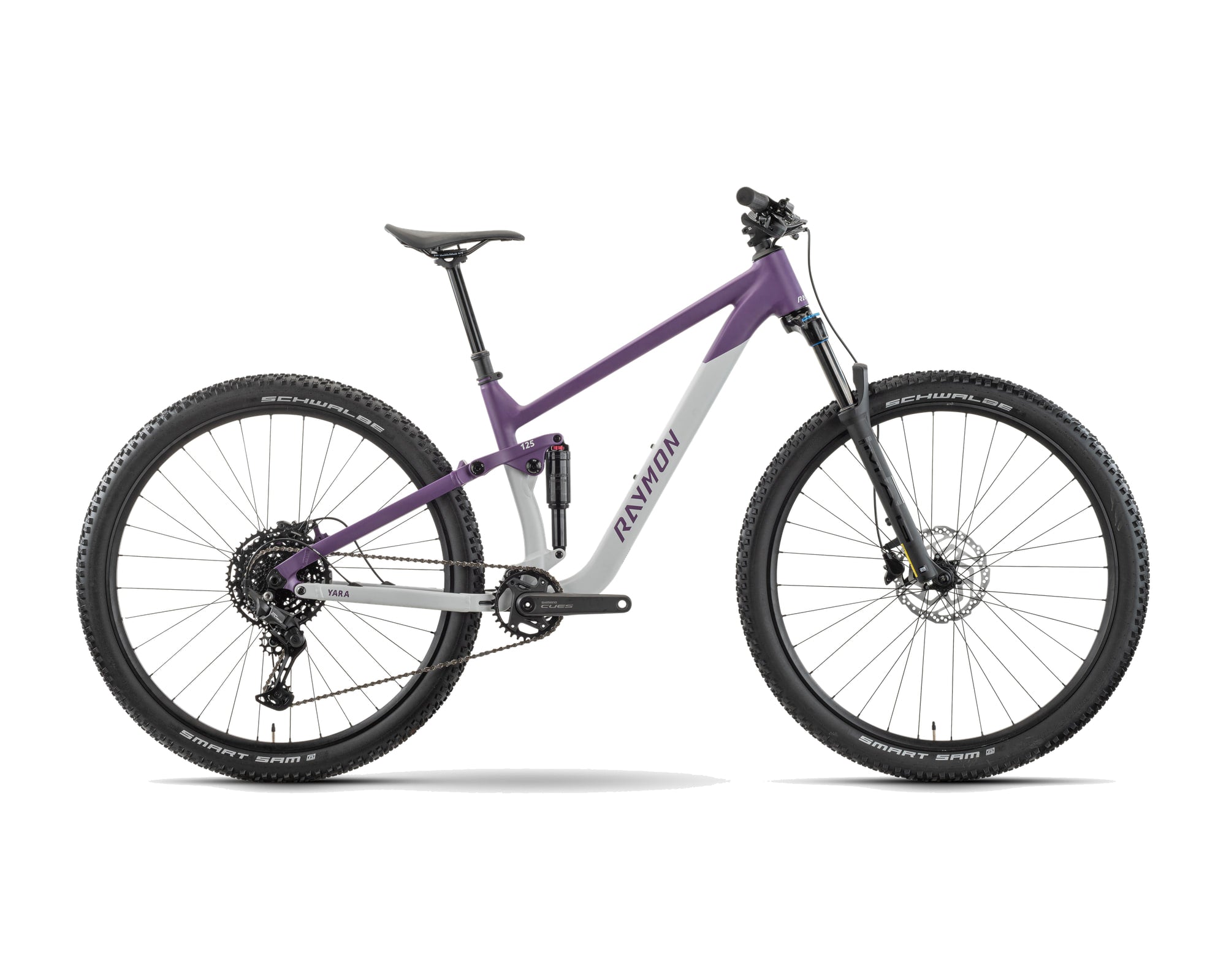 Raymon – Yara Comp – purble/lightgrey – 2027, Fahrrad, Modelljahr 2027, in purble/lightgrey, Seitenansicht