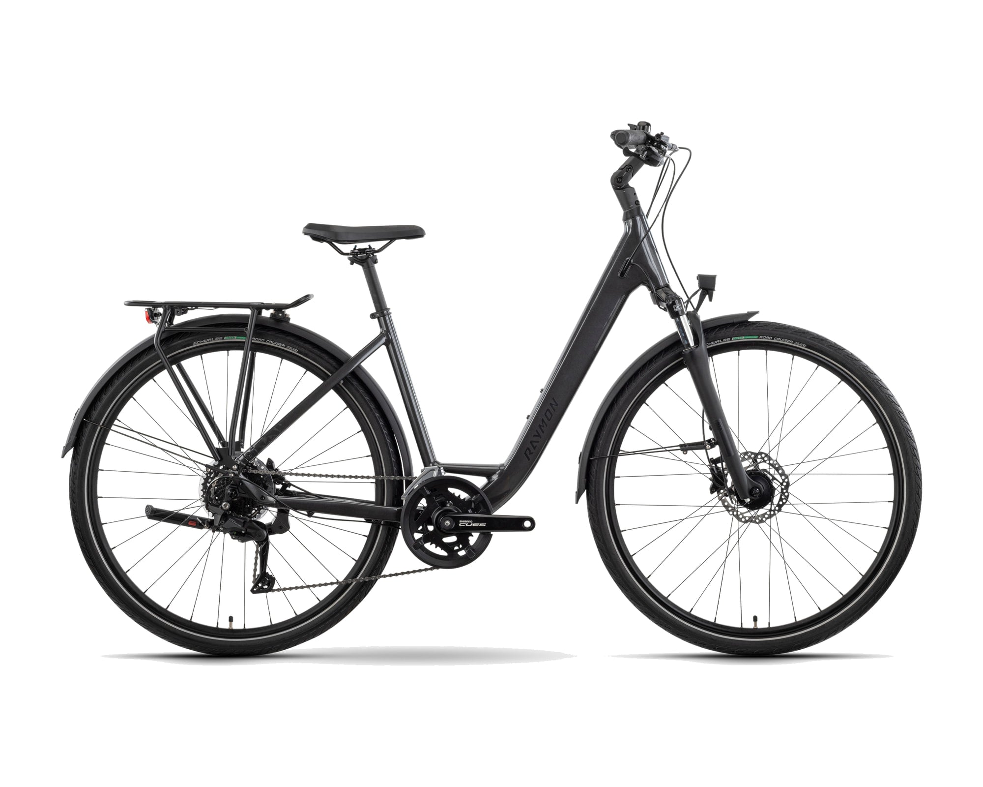 Raymon – Zayn Pro – anthracite – 2025, Fahrrad, Modelljahr 2025, in anthracite, Seitenansicht