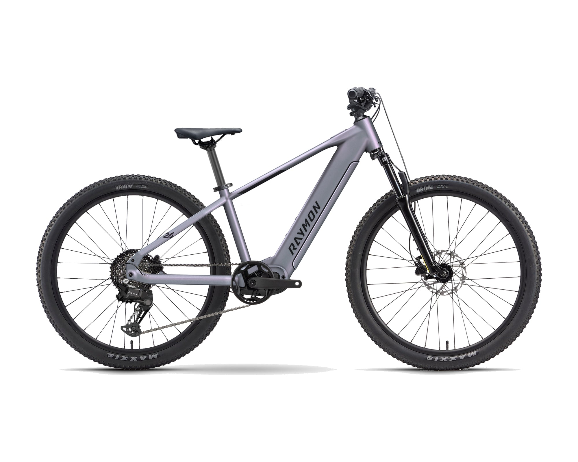 Raymon – Zorq Pure – galaxygrey – 2027, Fahrrad, Modelljahr 2027, in galaxygrey, Seitenansicht