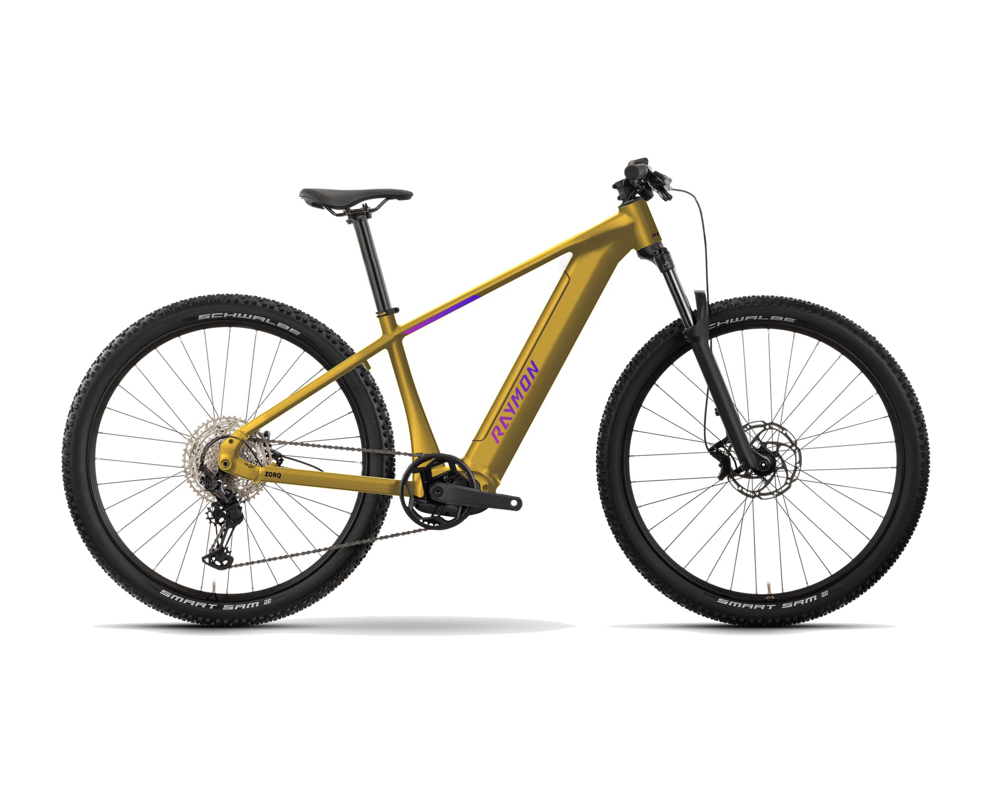 Raymon – Zorq Pure – kurkuma – 2027, Fahrrad, Modelljahr 2027, in kurkuma, Seitenansicht