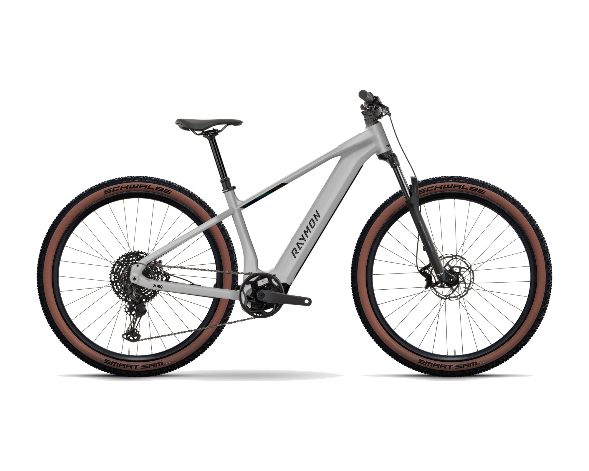 Raymon – Zorq Ultimate – stormwhite – 2027, Fahrrad, Modelljahr 2027, in stormwhite, Seitenansicht