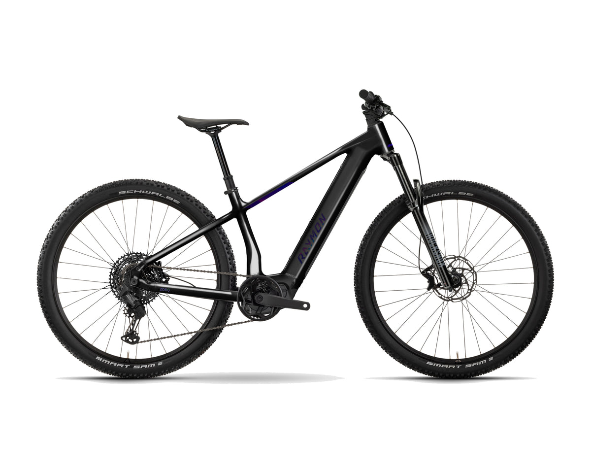 Raymon – Zorq Ultra – black/galaxy – 2027, Fahrrad, Modelljahr 2027, in black/galaxy, Seitenansicht