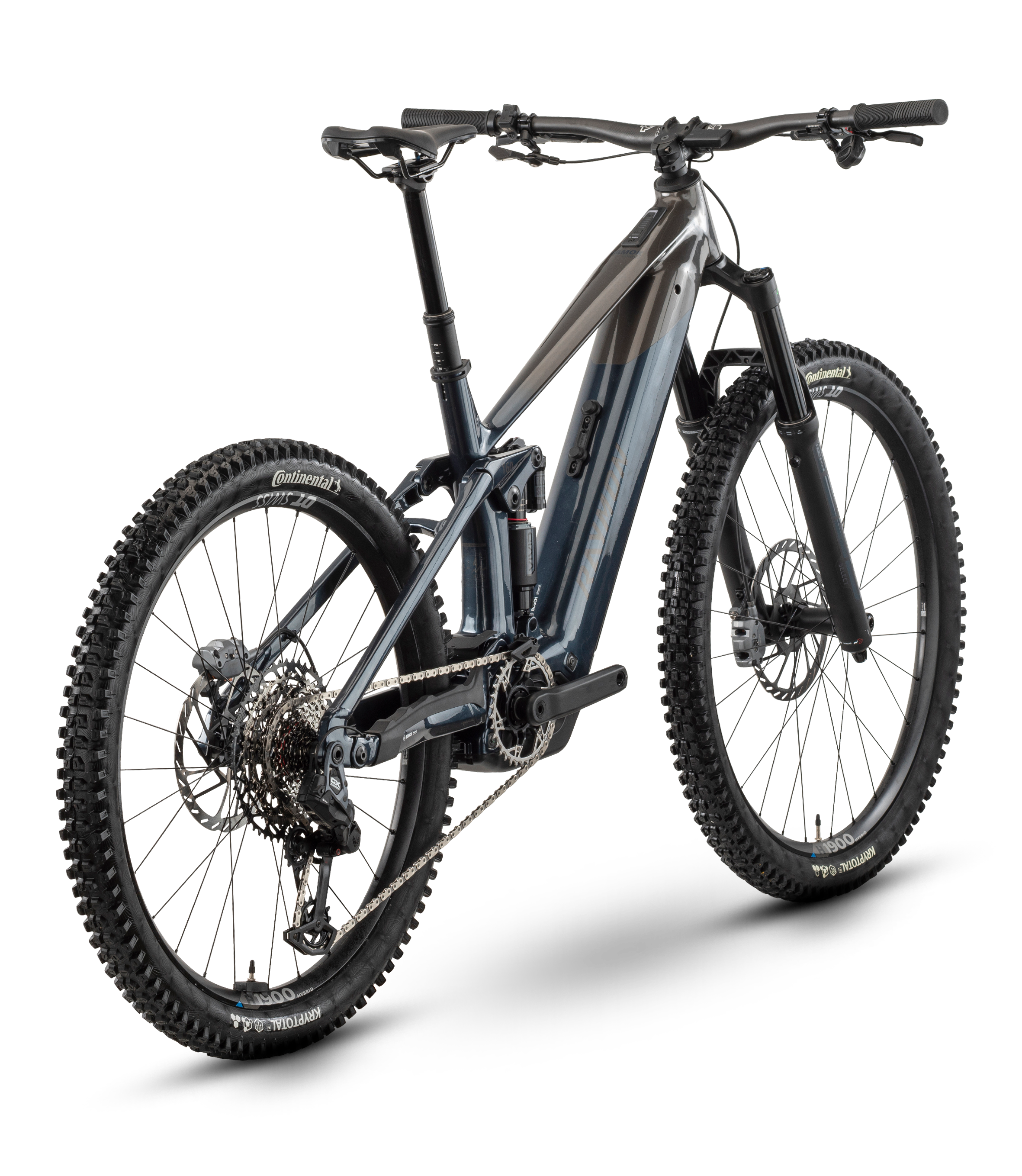 Raymon Vamok Ultimate 2027 in smokeblue/pipegrey – Heckansicht