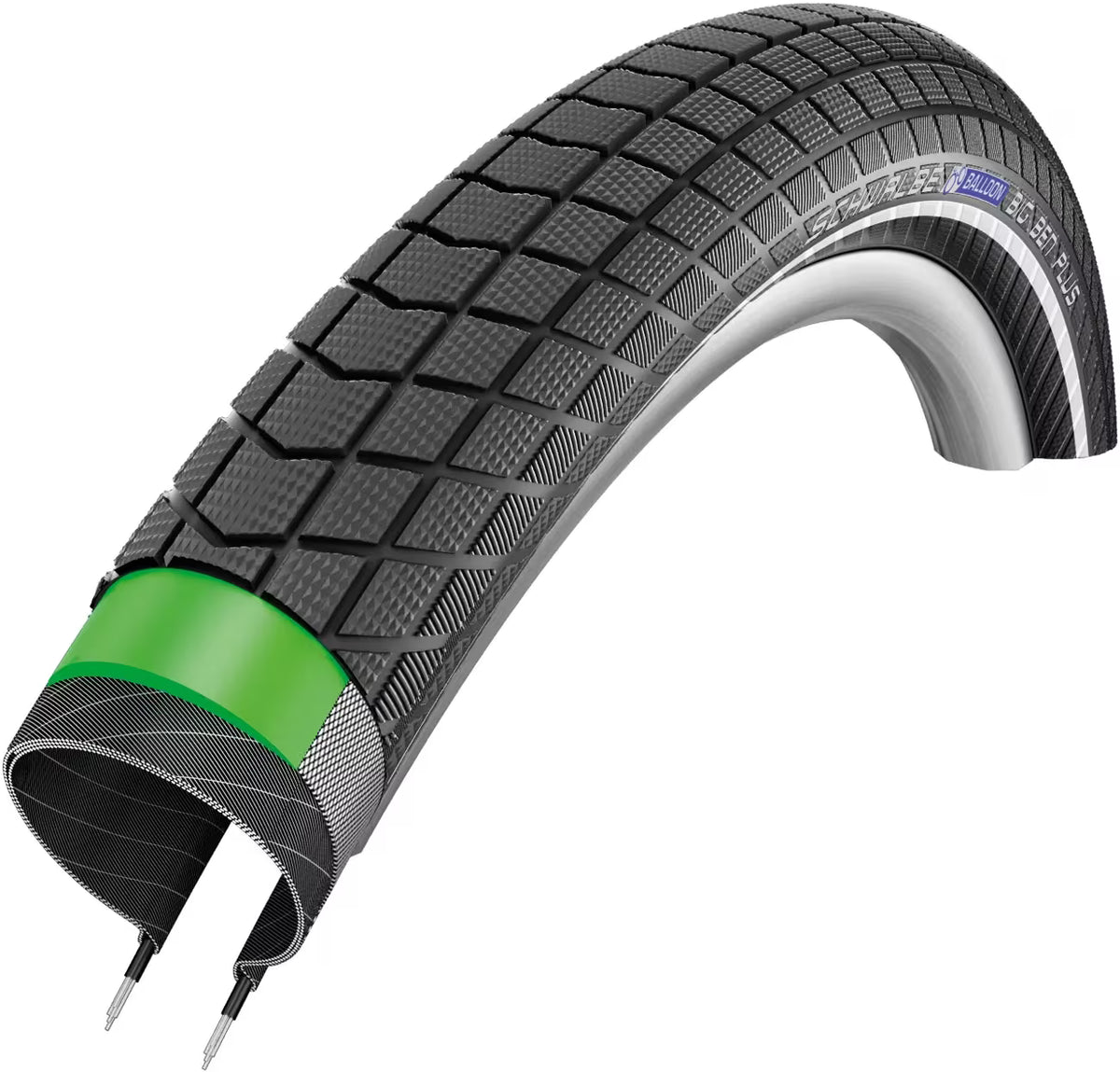 Schwalbe Big Ben Plus 27,5 × 2,15 – 55-584 – Schwarz mit Reflexstreifen