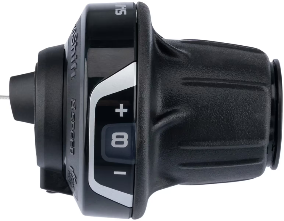 Shimano SL-RV400-8R · rechts; 8-fach; Drehgriff; optische Ganganzeige; schwarz