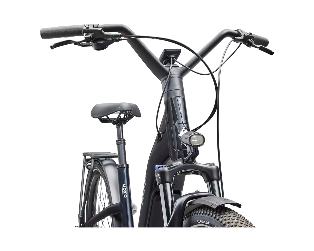 Specialized Turbo Como 4.0 2027 in Gloss Metallic Dark Navy – Steuerrohr