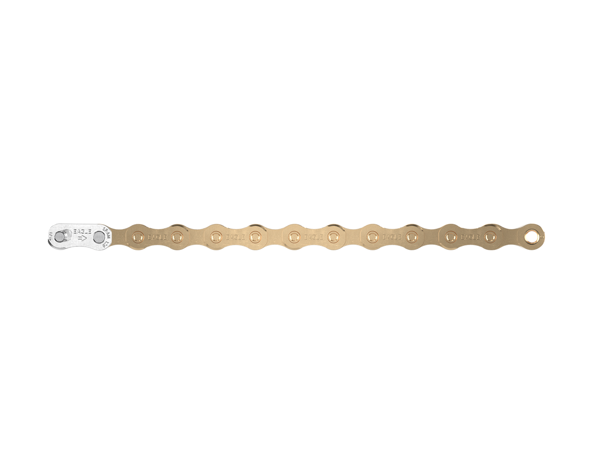 SRAM Eagle S500 Fahrradkette in Gold mit PowerLock