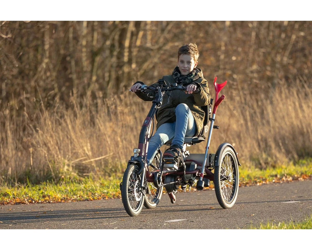 Mit dem Easy Rider Compact draußen unterwegs. Abgebildete Ausstattung kann abweichen.